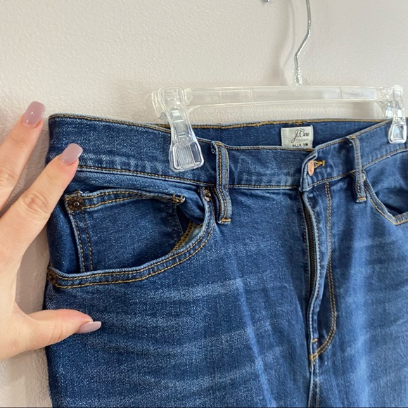 J.Crew Billie High Rise demi-boot crop jean in Bergen wash Size 31 - Picture 4 of 9